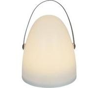 Lampe Sans Fil Blanche Intérieur/Extérieur avec Poignée Métal Noir - AJACCIO - ALTOBUY Blanc G