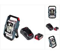 Lampe sans fil Bosch GLI 18V-2200 C 18 V 2200 lm Bluetooth (0601446501) + 1 batterie de 4,0 Ah + chargeur