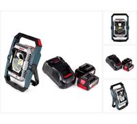 Lampe sans fil Bosch GLI 18V-2200 C 18 V 2200 lm Bluetooth (0601446501) + 2 batteries 4,0 Ah + chargeur