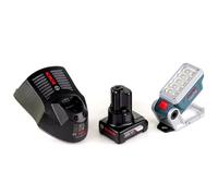 Lampe sans fil GLI 12V-330 DeciLED Bosch + 1x batterie 6,0 Ah + chargeur