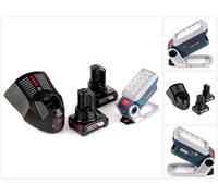 Lampe sans fil GLI 12V-330 DeciLED Bosch + 2 batteries 6,0 Ah + chargeur
