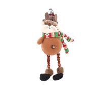 Lampe Scintillante Mignonne 1 Piècee, Décorations De Joyeux Noël Pour La Maison, Dessin Animé Père Noël Bonhomme De Neige Elk Ornements De Noël
