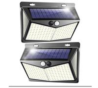 Lampe solaire 2pcs solaires extérieures 468 - Roame - led lumières 2000mah ip65 lumières imperméables extérieures avec capteur de