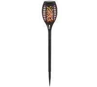 Lampe solaire à LED Décor Languette poinçonnée Feu Scintillant Jardin Extérieur Piquet de terre Terrasse