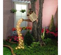Lampe Solaire À Led Pour Arroser Le Jardin, Luminaire Décoratif D'Extérieur, Idéal Pour Une Douche En Fer Ajouré