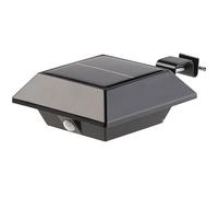 Lampe solaire à LED pour gouttière - LUNARTEC - 4 ampoules - Détecteur de mouvement PIR - 160 lm / 2 W