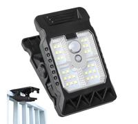 Lampe Solaire À Pince, Lampe Solaire Exterieur, Lampes Solaires Extérieur Avec Détecteur De Mouvement, 300LM Applique Murale Solaire-LED, Lampes Solaires À Clip Pour Jardin, Couloir, Cour, Clôture