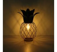Lampe solaire Ananas Figure de jardin Lampe de décoration Lampe de terrasse Balcon, IP44, batterie, jaune vert, 1x LED, DxH 20x28 cm
