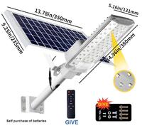 Lampe solaire - Applique solaire - Lot de 1 - Télécommande - IP65 - Gradable - 5 mètres