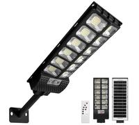 Lampe solaire - Applique solaire pour extérieur - 1 pièce - Détecteur de mouvement - LED - IP65 - Télécommande - 6 V