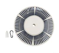 Lampe solaire avec 136 LED pour mâts de 4,6 à 7,6 m, allumage automatique IP55, étanche, éclairage de nuit lumineux pour jardin et cour