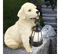 Lampe Solaire Chien Jardin Dekolicht Lanterne D'Extérieur 1xLED Hauteur 25 CM