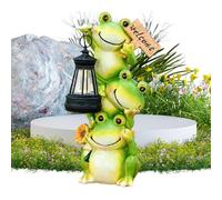 Lampe solaire de jardin en forme de grenouille à LED