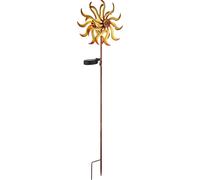 Lampe solaire de jardin Lampe solaire d'extérieur Boule Piquet de terre Roue à vent solaire 36573