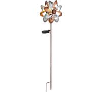 Lampe solaire de jardin Lampe solaire extérieure Boule Piquet de terre Roue à vent solaire 36574