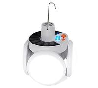 Lampe solaire de jardin LED solaire pliable - Lampe de football à suspendre déformable pour garage, intérieur ou extérieur