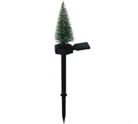 Lampe solaire de jardin Père Noël 48 cm en fer à énergie solaire pour l'extérieur