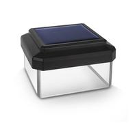 Lampe solaire de poteau de jardin universel 61x41x45 mm