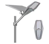 Lampe solaire de rue Lampe de cour Warrior 250W Panneau solaire 35W Batterie 30000mAh