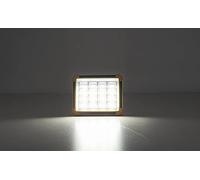 Lampe solaire de travail LED portable, 5000 W, lampe LED rechargeable pour le camping et l'utilisation d'urgence, chargement USB ou solaire, lumière d'alerte clignotante
