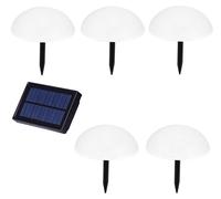 Lampe solaire d'extérieur, forme demi-sphérique, LED, IP65, 400 lumens, lumière blanche, dimensions : 15x15x16 cm