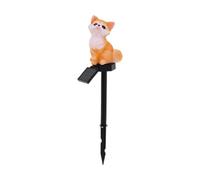 Lampe solaire en forme d'animal mignon et étanche sur piquet | Lampes de jardin pour allée, porche, balcon, arrière-cour, aménagement paysager, terrasse, pelouse, chemin extérieur