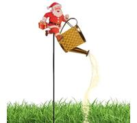 Lampe solaire étanche Père Noël | Éclairage de terrasse de vacances pour jardin, cour, pelouse, patio, porche, allée, aménagement paysager, maison de vacances