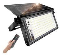 Lampe Solaire Exterieur 100W,Led Projecteurs Solaires Ip65 Étanche Avec Télécommande Dimmable,Lampe De Sécurité Solaire Pour[CA143]