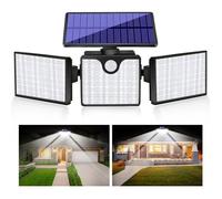 Lampe Solaire Extérieur 266 LED Lumière Solaire Extérieure Détecteur de Mouvement,Lampe Solaire IP65 Eclairage Exterieur Solaire
