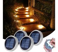 Lampe Solaire Exterieur Jardin Chaud Sans Percage, Spot Outdoor Solar Light