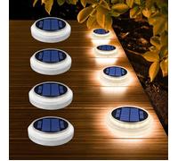 Lampe Solaire Exterieur, Lampe Solaire Exterieur Jardin 360 ° Lumiere Solaire Exterieur Ip68 Étanche Avec Auto On/Off Solar Path L