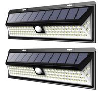 Lampe Solaire Extérieur WoWa® 2 Pack - 54 LED - Etanche - Détecteur de Mouvement - Eclairage Sans Fil