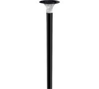 Lampe solaire extérieure avec détecteur de mouvement 15W 2200lm IP65 noire V-TAC VT-413-B