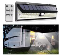 Lampe solaire extérieure - Virex® - 118 LED - Détecteur de mouvement PIR - Télécommande incluse - Étanche ABS