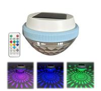 Lampe solaire flottante pour piscine, étanche IP65, LED à énergie solaire, changement de couleur, pour piscine au sol, salle de bain, jardin, étang (1 pièce)