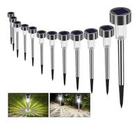 Lampe Solaire - FOLAYA - 12pcs - LED - Etanche - Eclairage Extérieur Blanc