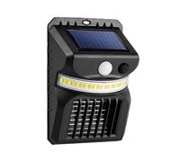 Lampe solaire Jardin,Applique Solaire Anti-moustique Extérieure avec 3 modes Détecteur de Movement Etanche IPX 65
