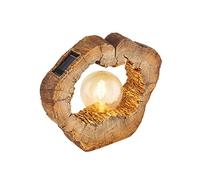 Globo Lighting Solar lampe solaire sur pied 1x0.06 W bois 36516