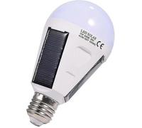 Lampe solaire LED, E27 IP 65 étanche pour intérieur/extérieur