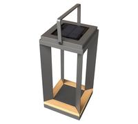 Lampe solaire LED en aluminium Anthracite PIANA