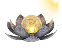 Lampe solaire LED Fleur de Lotus flottante - éclairage décoratif jardin/piscine extérieur