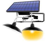 Lampe Solaire LINFE Télécommande Lumières blanche - Noir Noir G