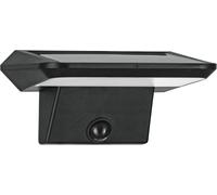 Lampe solaire murale - Lampe d'extérieur à énergie solaire - Éclairage indirect - Avec détecteur de mouvement - Longueur : 155 cm - Noir