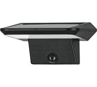 Lampe solaire murale - Lampe d'extérieur à énergie solaire - Éclairage indirect - Avec détecteur de mouvement - Longueur : 155 cm - Noir