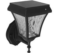 Lampe solaire murale V-TAC - IP65 Waterproof - Noir mat - 2W - 110 Lumens - 3IN1