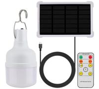 Lampe solaire portable, optimisée pour l'absorption de la lumière solaire, protection contre la surcharge et la décharge excessive pour une