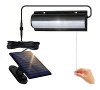 Lampe solaire pour intérieur et extérieur lampe solaire suspendue avec interrupteur à chaîne simple lustre solaire étanche IP65