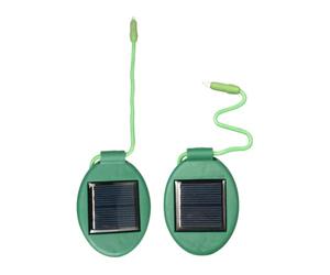 Lampe Solaire pour Pot de Fleurs 2 Pièces, Plastique LED Vert | 2835 0, 2 W, Étanche Ip, Décoration Extérieure pour Jardinière, Alimentation 1, 2 V Aa 400 Ma Couleur Aléatoire