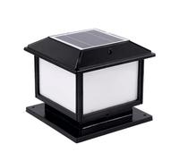 Lampe solaire pour terrasse extérieure, phare réglable avec télécommande, parfait pour lanternes de jardin et piédestaux de clôture, 30 x 24,9 cm