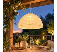 Plafonnier solaire LED éclairage de terrasse de jardin éclairage de décoration extérieure lampe suspendue